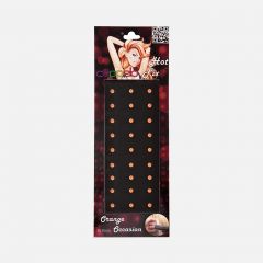 Coppelo Hot Fix vlasová bižuterie ORANGE OCCASION