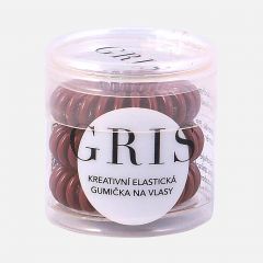 Gris Gumičky 3ks hnědá